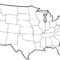 Map Of The United States Clipart Inside United States Map Template Blank