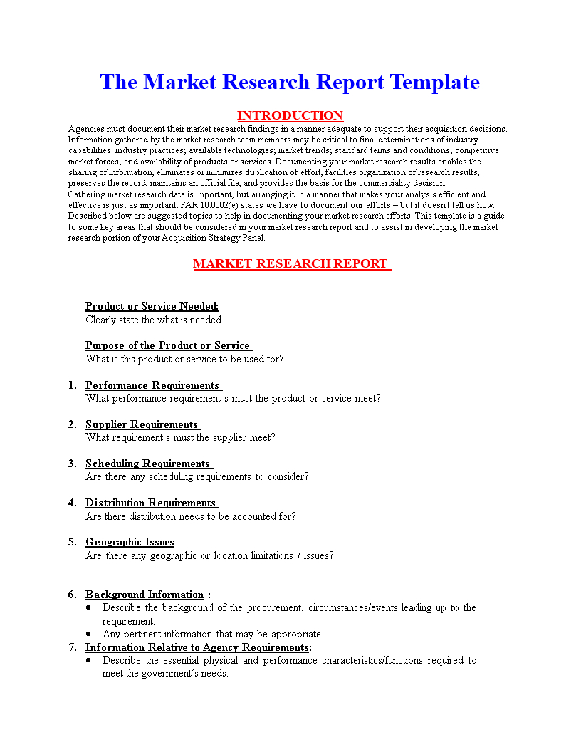 Market Research Document Template – Calep.midnightpig.co Pertaining To Market Research Report Template