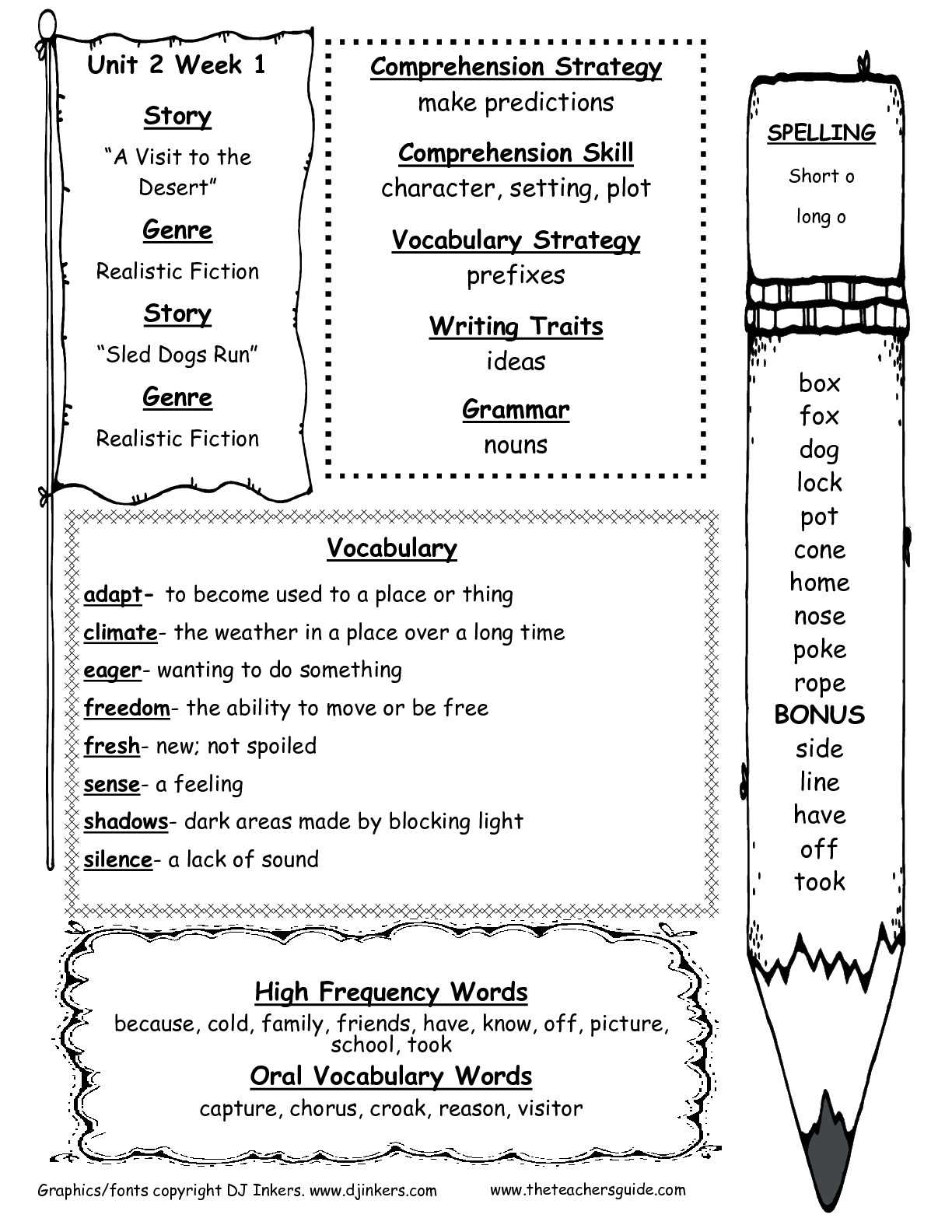 Mcgraw Hill Wonders Second Grade Resources And Printouts Intended For Vocabulary Words Worksheet Template
