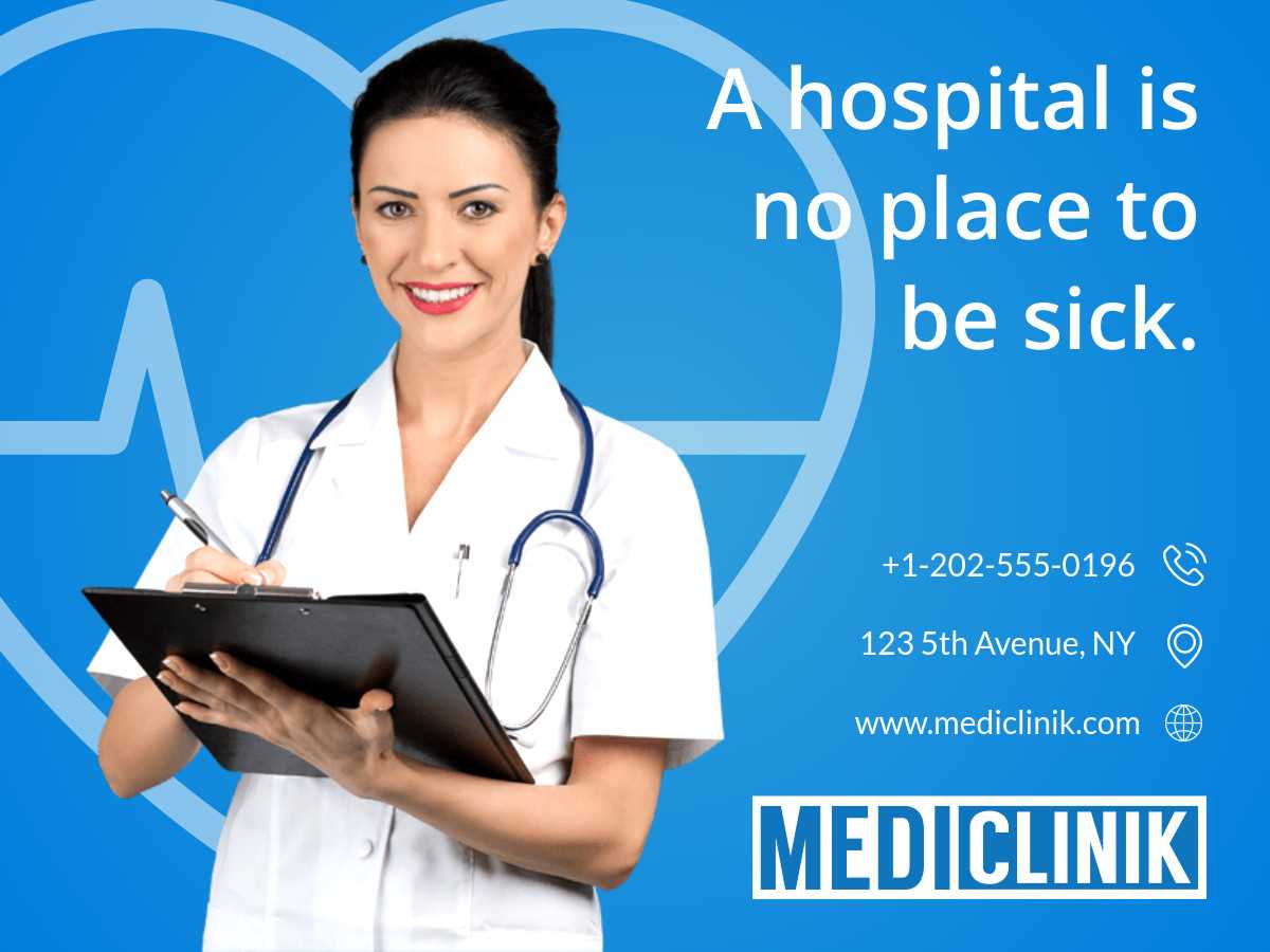 Medical Care Clinic Banner Template With Medical Banner Template