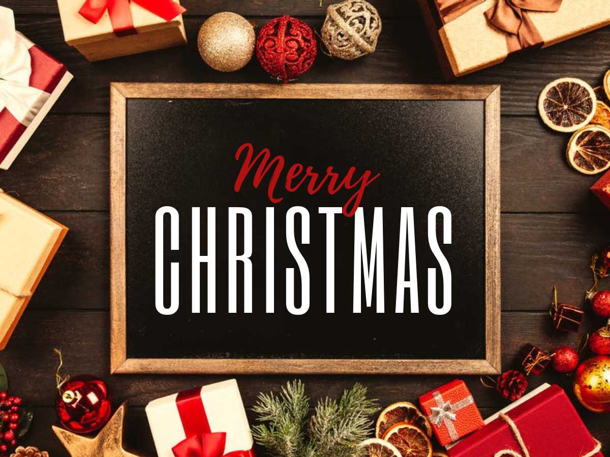 Merry Christmas - Vintage Banner Template Intended For Merry Christmas Banner Template