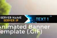 Minecraft Animated Server Banner Template &quot;super Dazzle&quot; intended for Animated Banner Template