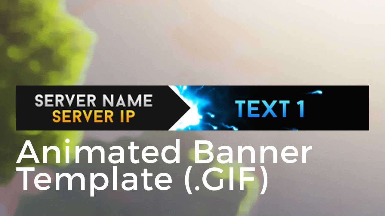 Minecraft Animated Server Banner Template "super Dazzle" Within Animated Banner Templates