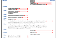 Modified Block Letter Format - Formal Letter Samples And throughout Modified Block Letter Template Word