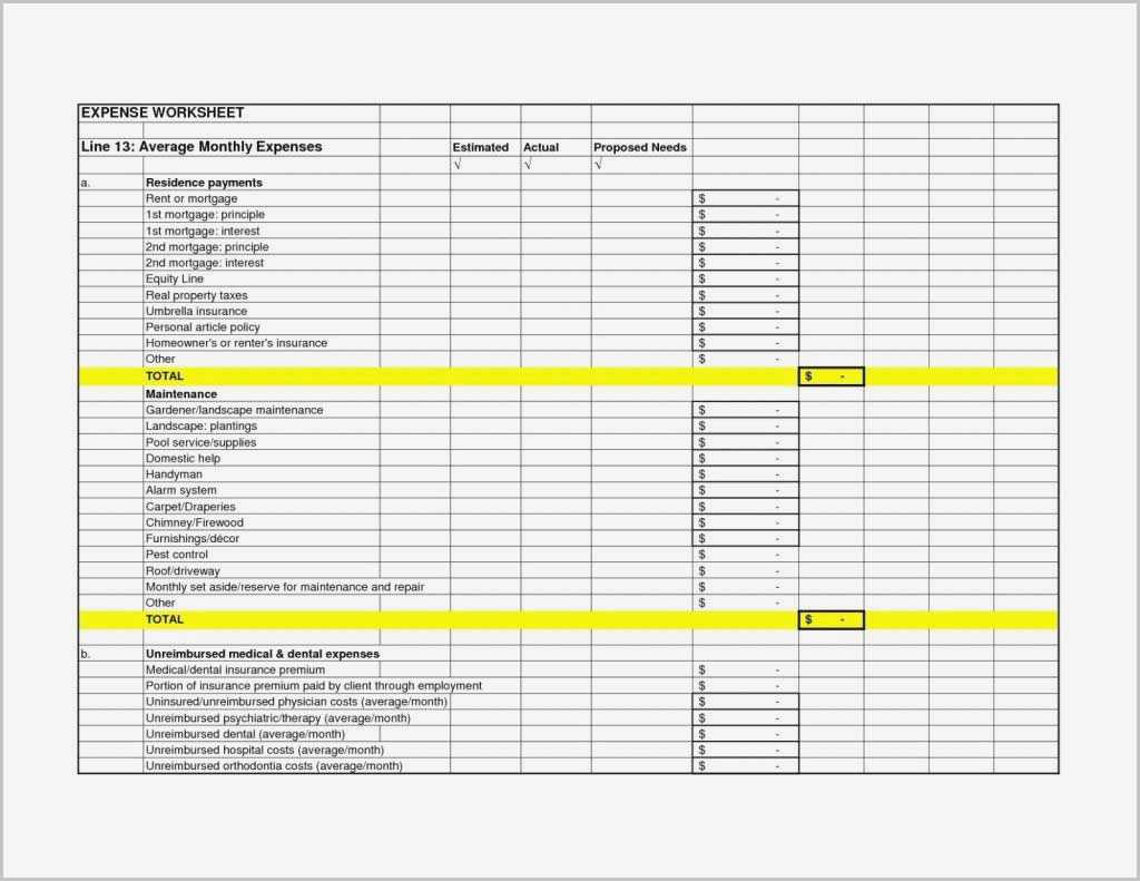Monthly Expenses Worksheet Excel | Printable Worksheets And In Monthly Expense Report Template Excel