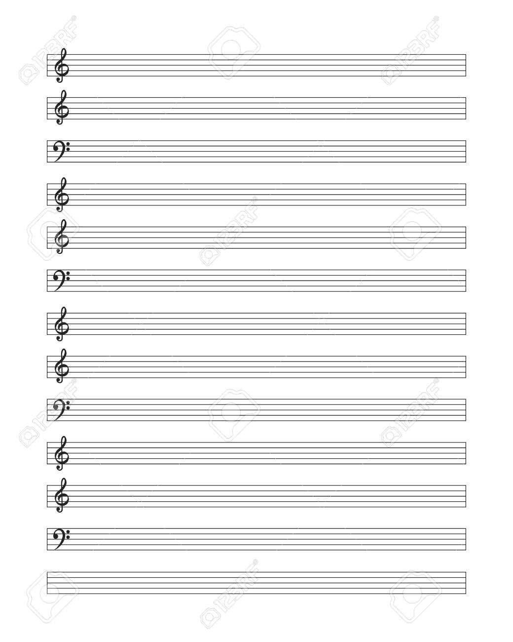 Music Blank – Calep.midnightpig.co In Blank Sheet Music Template For Word