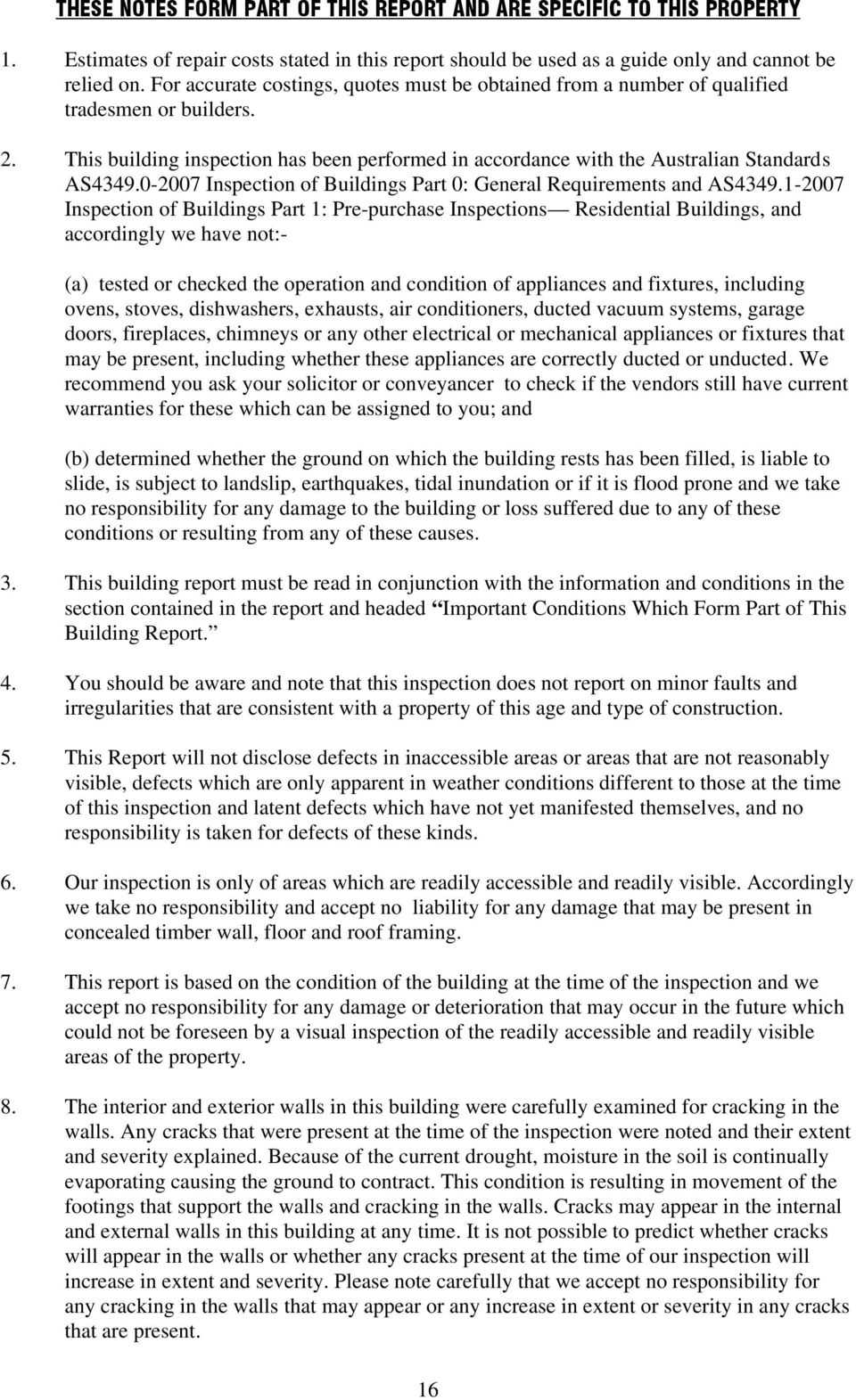 N.s.w. Master Building Inspectors – Pdf Free Download Pertaining To Pre Purchase Building Inspection Report Template