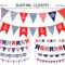 Nautical Bunting Clipart In Nautical Banner Template