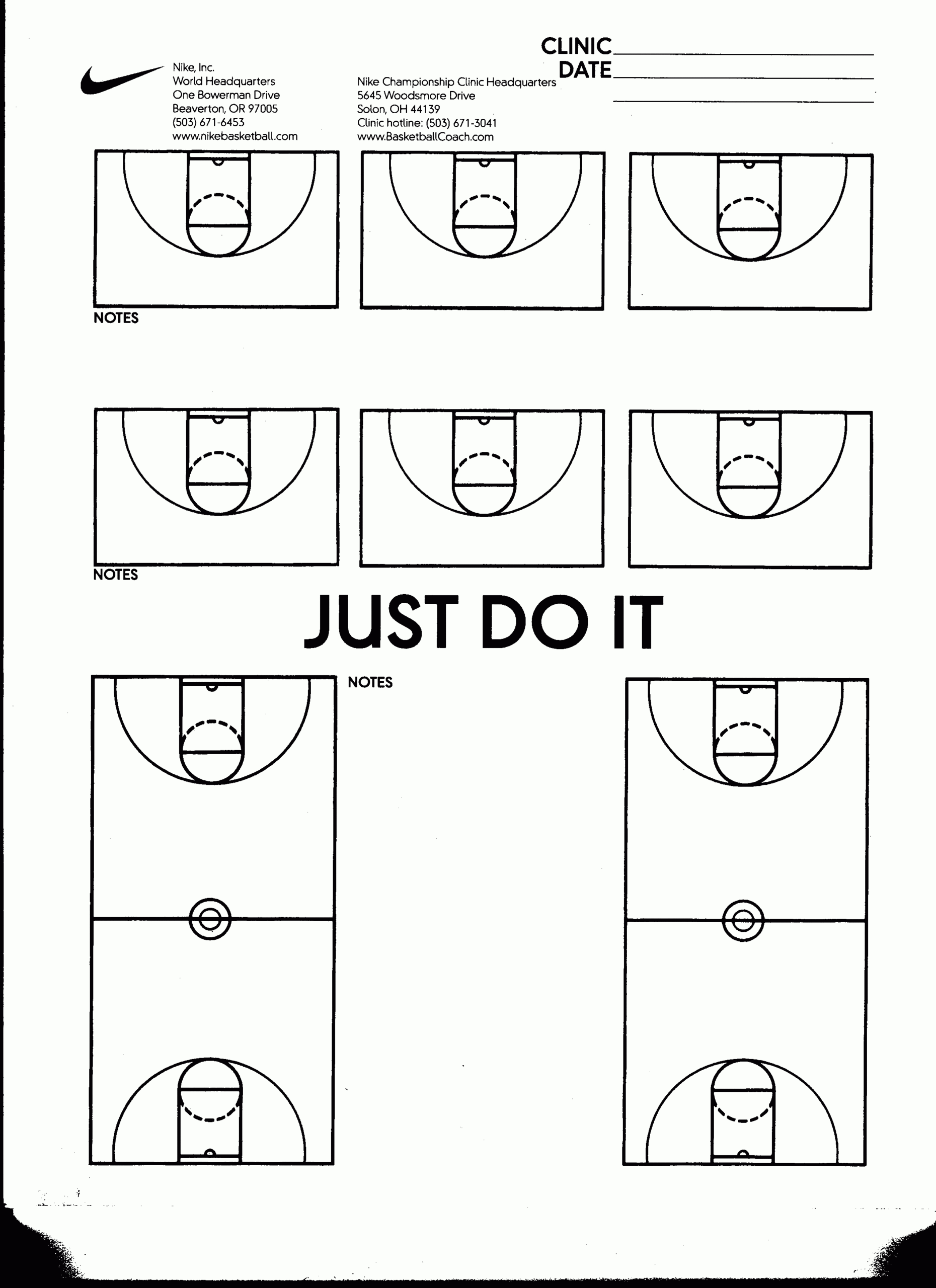 Nike Template | Hoop Infusion For Basketball Scouting Report Template