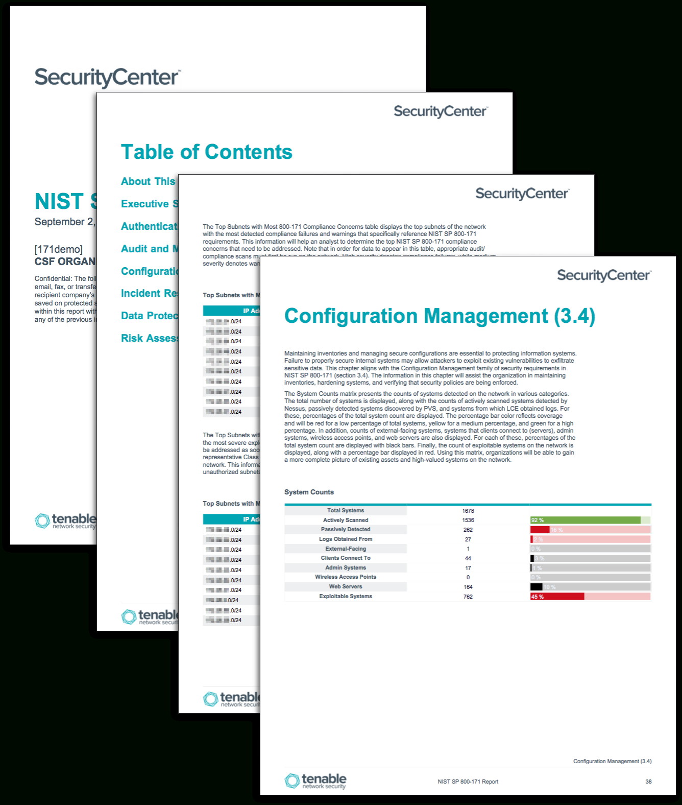Nist Sp 800 171 – Sc Report Template | Tenable® For Threat Assessment Report Template