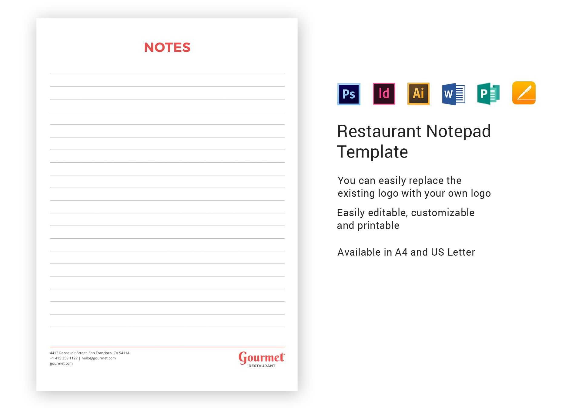 Notepad Template Word – Calep.midnightpig.co Intended For Note Taking Template Word