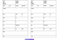 Nurse Brain Worksheet | Printable Worksheets And Activities intended for Charge Nurse Report Sheet Template