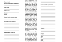Obituary Template - Fill Online, Printable, Fillable, Blank for Fill In The Blank Obituary Template