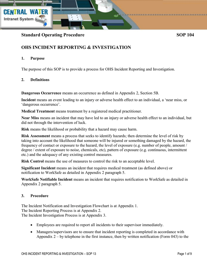 Ohs Incident Report - Dalep.midnightpig.co With Ohs Incident Report Template Free