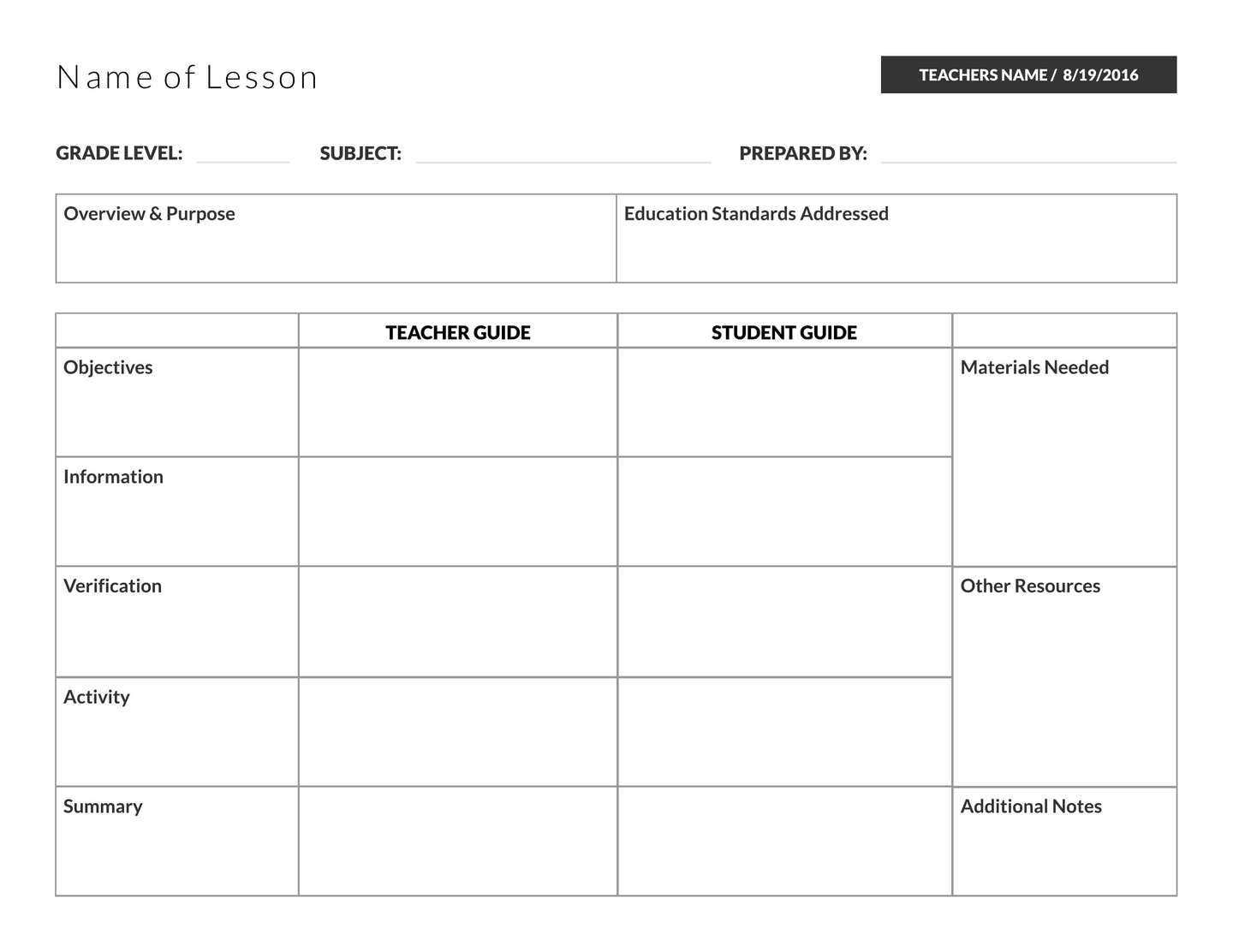 Online Lesson Plan Template – Dalep.midnightpig.co Within Teacher Plan Book Template Word