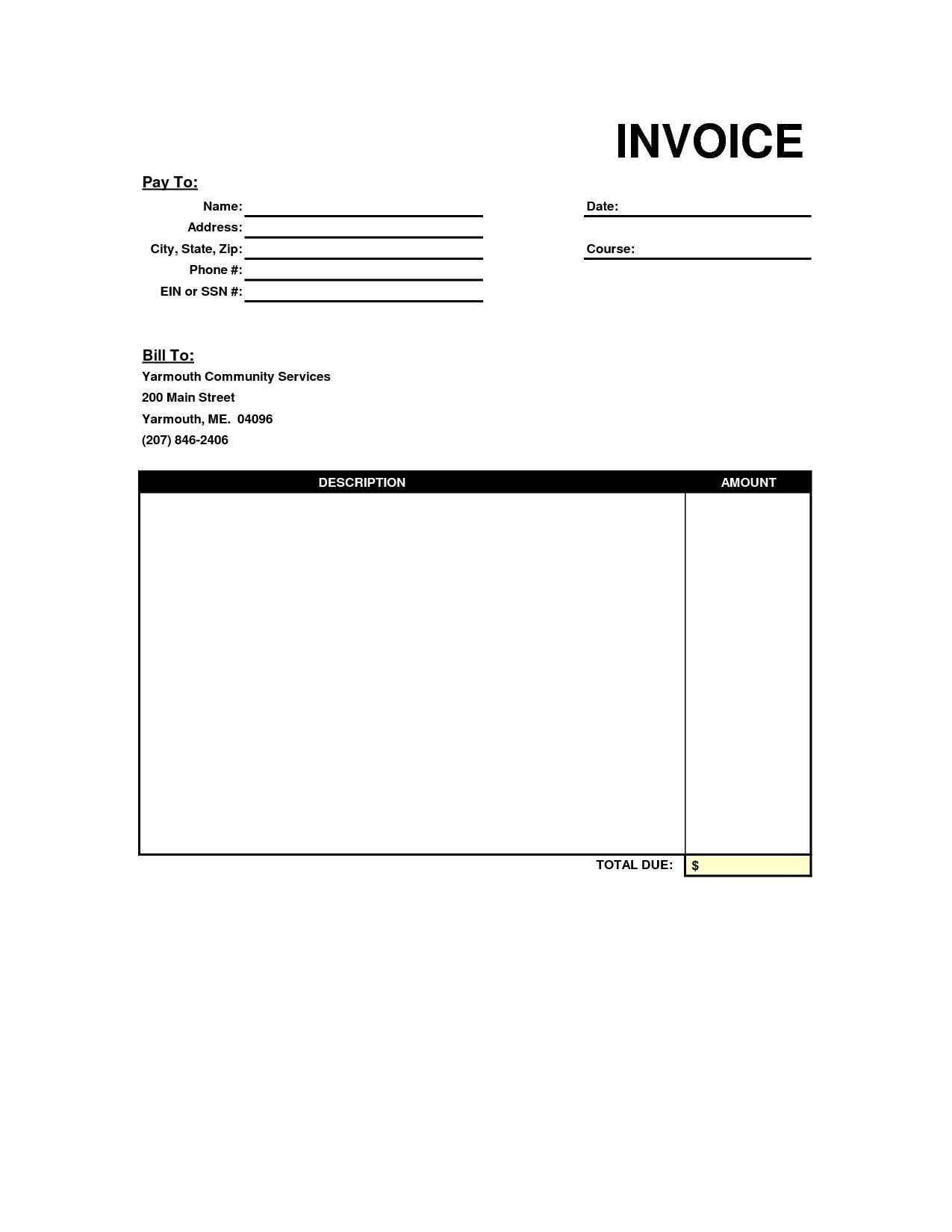 Online Receipt Template – Egeberg – Egeberg In Free Downloadable Invoice Template For Word