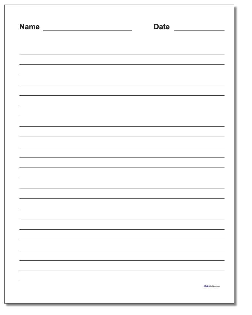 Paper With Lines Printable | Template Business Psd, Excel Inside Ruled Paper Word Template