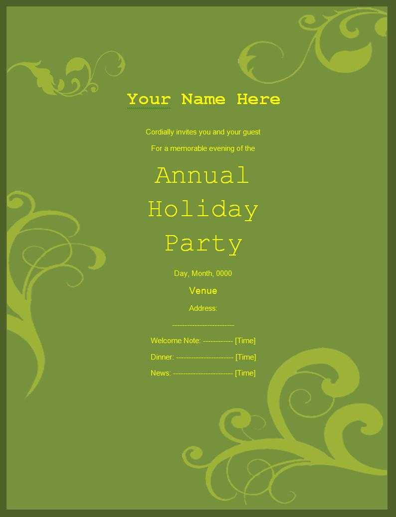 Party Invitation Templates | Free Printable Word Templates, Inside Free Dinner Invitation Templates For Word