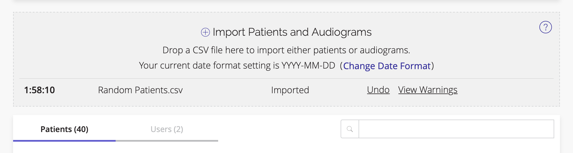 Patient & Audiogram Import Instructions With Blank Audiogram Template Download
