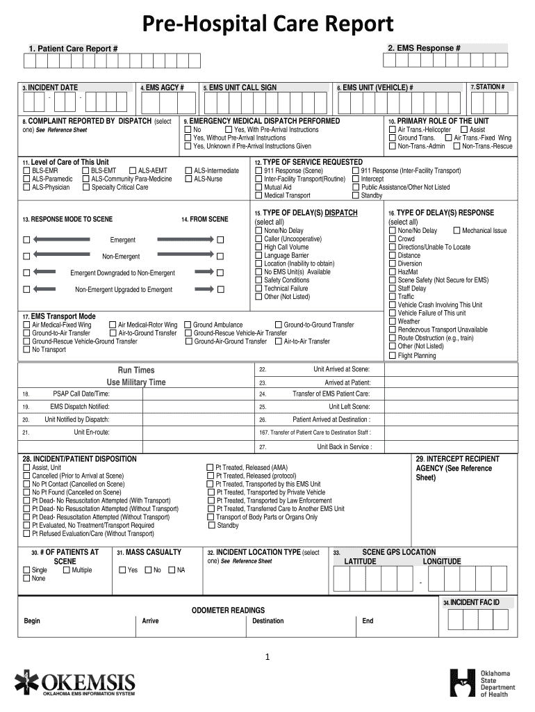 Patient Care Report Template – Fill Out And Sign Printable Pdf Template |  Signnow With Patient Care Report Template
