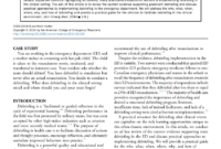 Pdf) Debriefing In The Emergency Department After Clinical within Event Debrief Report Template