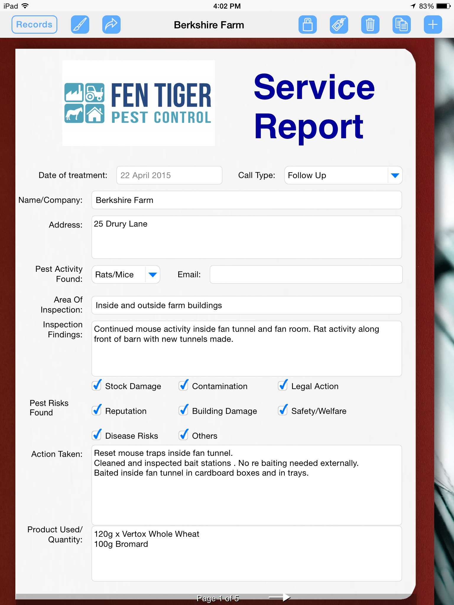 Pest Control Uses Ipad To Prepare Service Report | Form with Pest Control Inspection Report Template Pest Control Uses Ipad To Prepare Service Report | Form With Pest Control Inspection Report Template