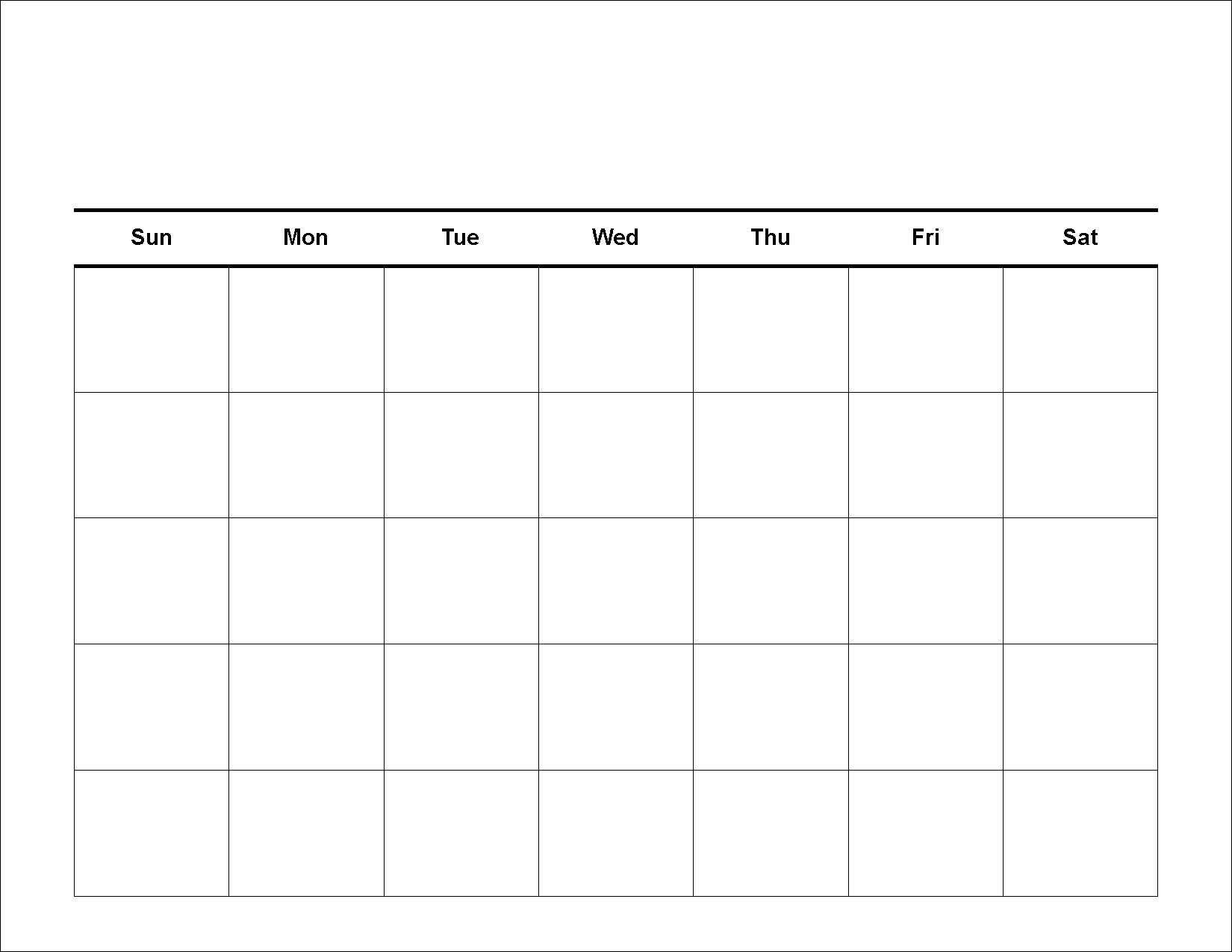Picture Of A Blank Calendar Dalep midnightpig co Within Blank One