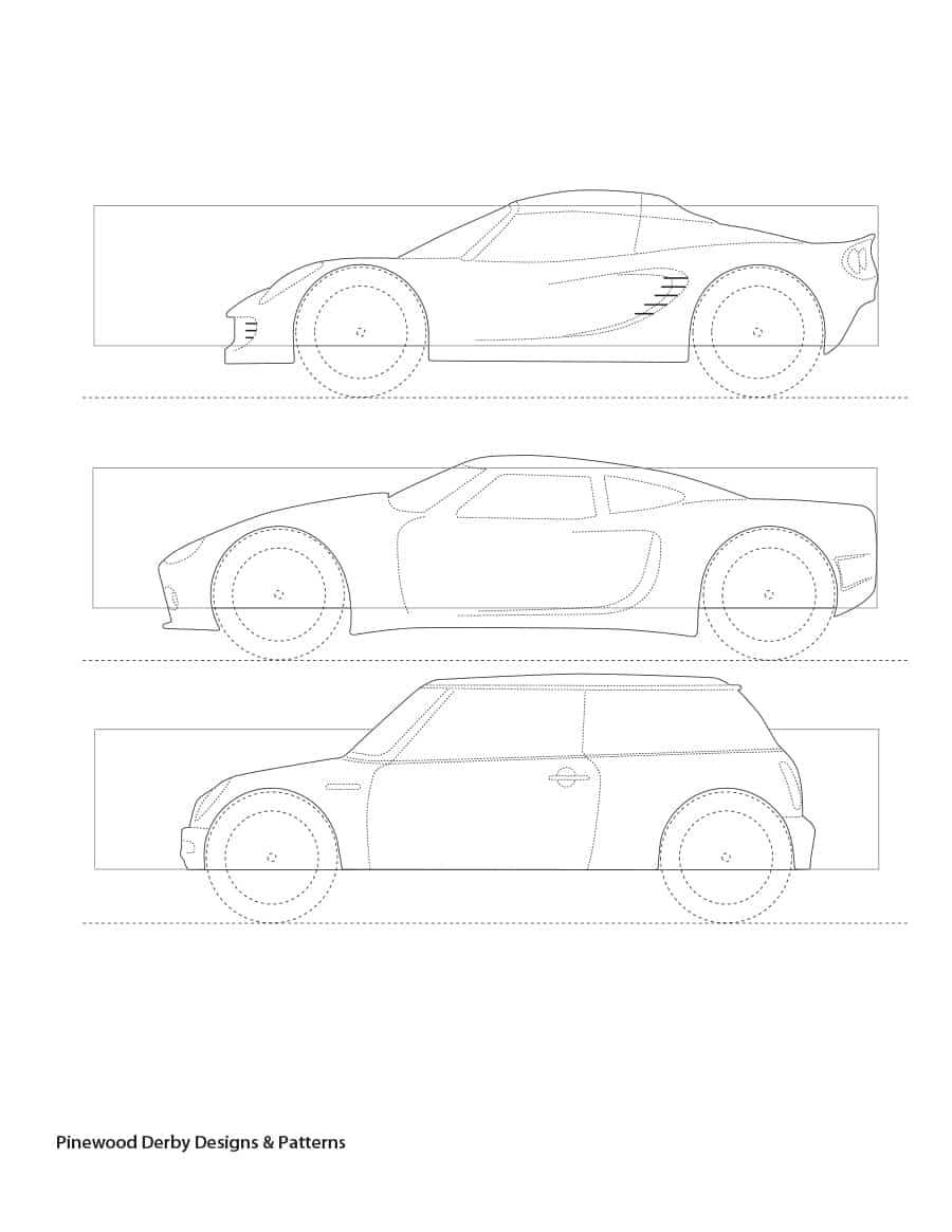 Pinewood Derby Race Car Templates – Dalep.midnightpig.co Regarding Blank Race Car Templates
