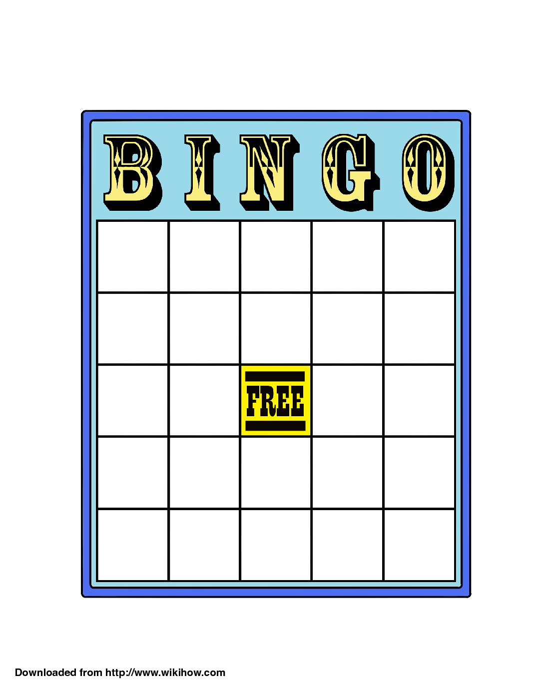 Plain Bingo Card – Dalep.midnightpig.co Inside Blank Bingo Card Template Microsoft Word