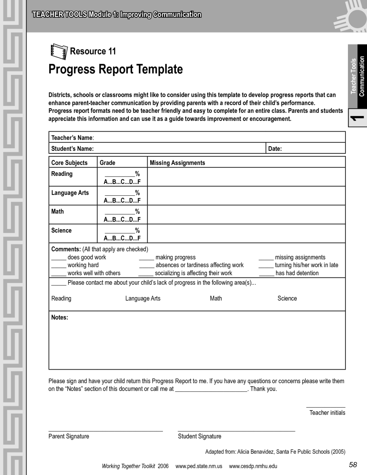 Premium Progress Report Template For Teacherccx13760 Throughout High premium-progress-report-template-for-teacherccx13760-throughout-high