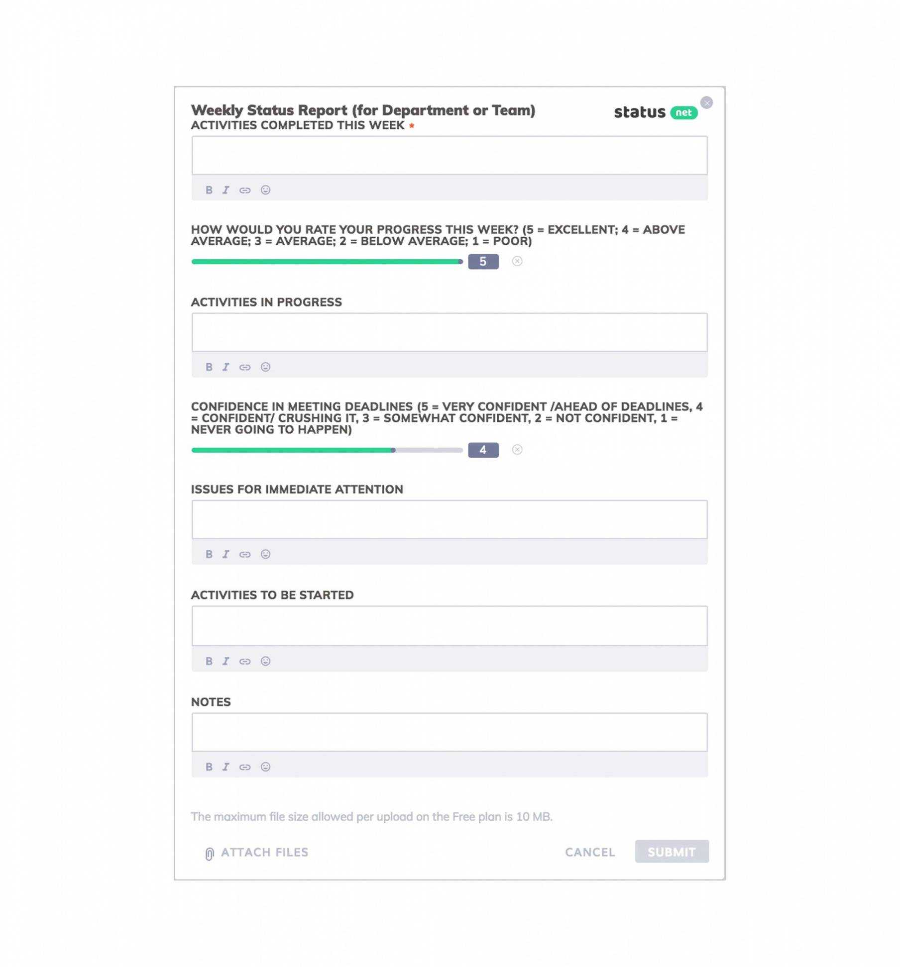 Printable 1 Quicktoread Marketing Status Report Template Regarding Marketing Weekly Report Template