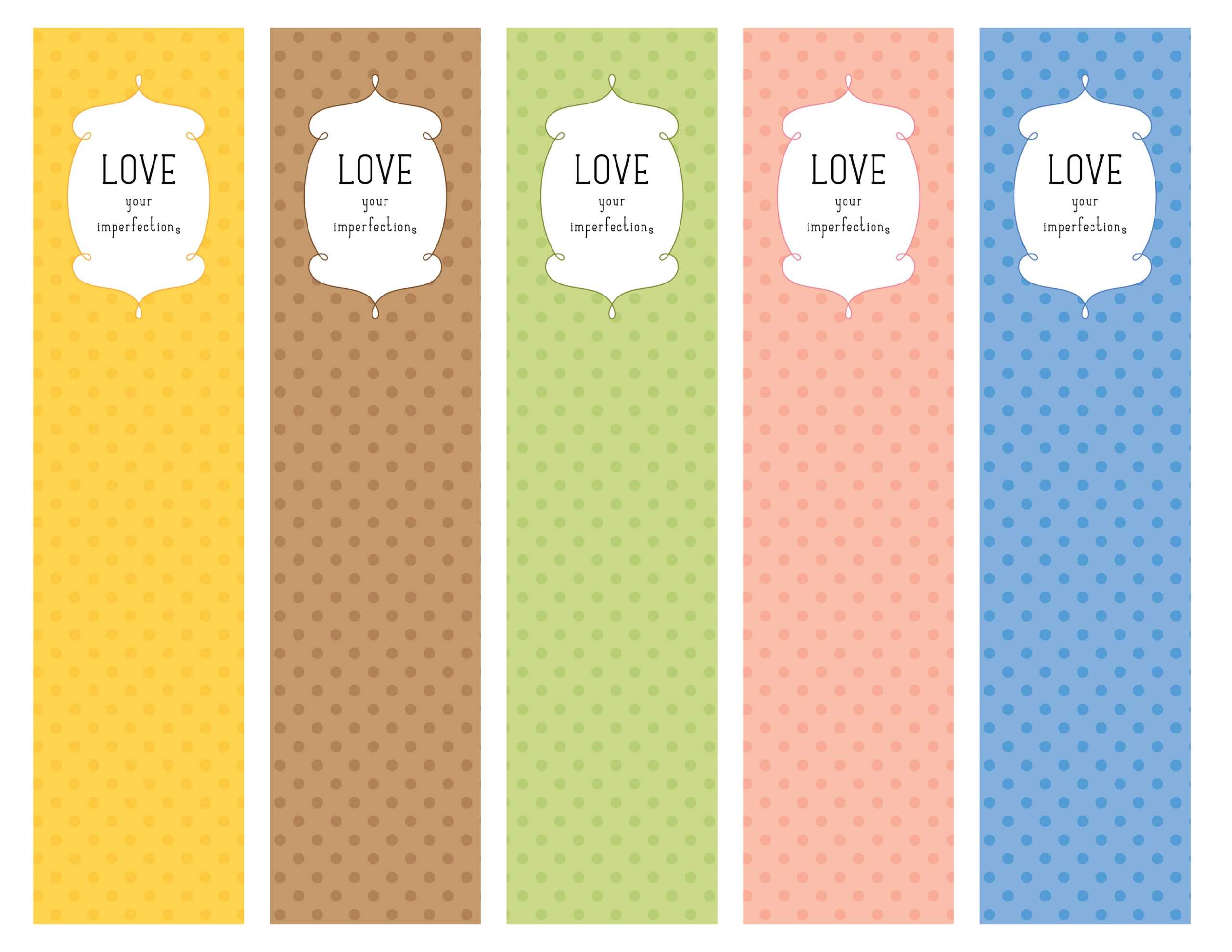 Printable Bookmark Template | 101 Activity In Free Blank Bookmark Templates To Print