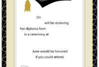 Printable Graduation Announcements - Dalep.midnightpig.co in Graduation Invitation Templates Microsoft Word