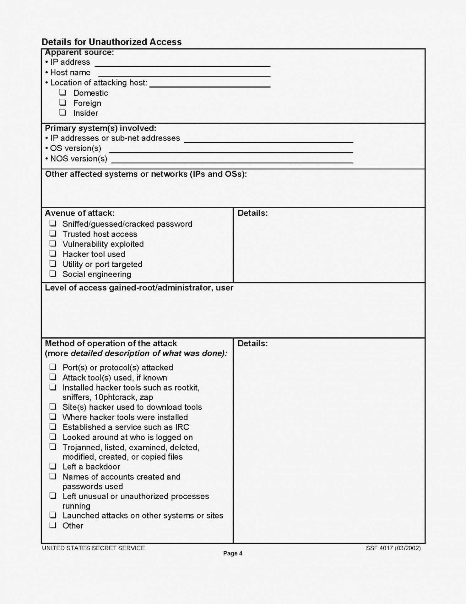 Printable Incident Report Howto Guide For The Cccd Response Throughout Itil Incident Report Form Template