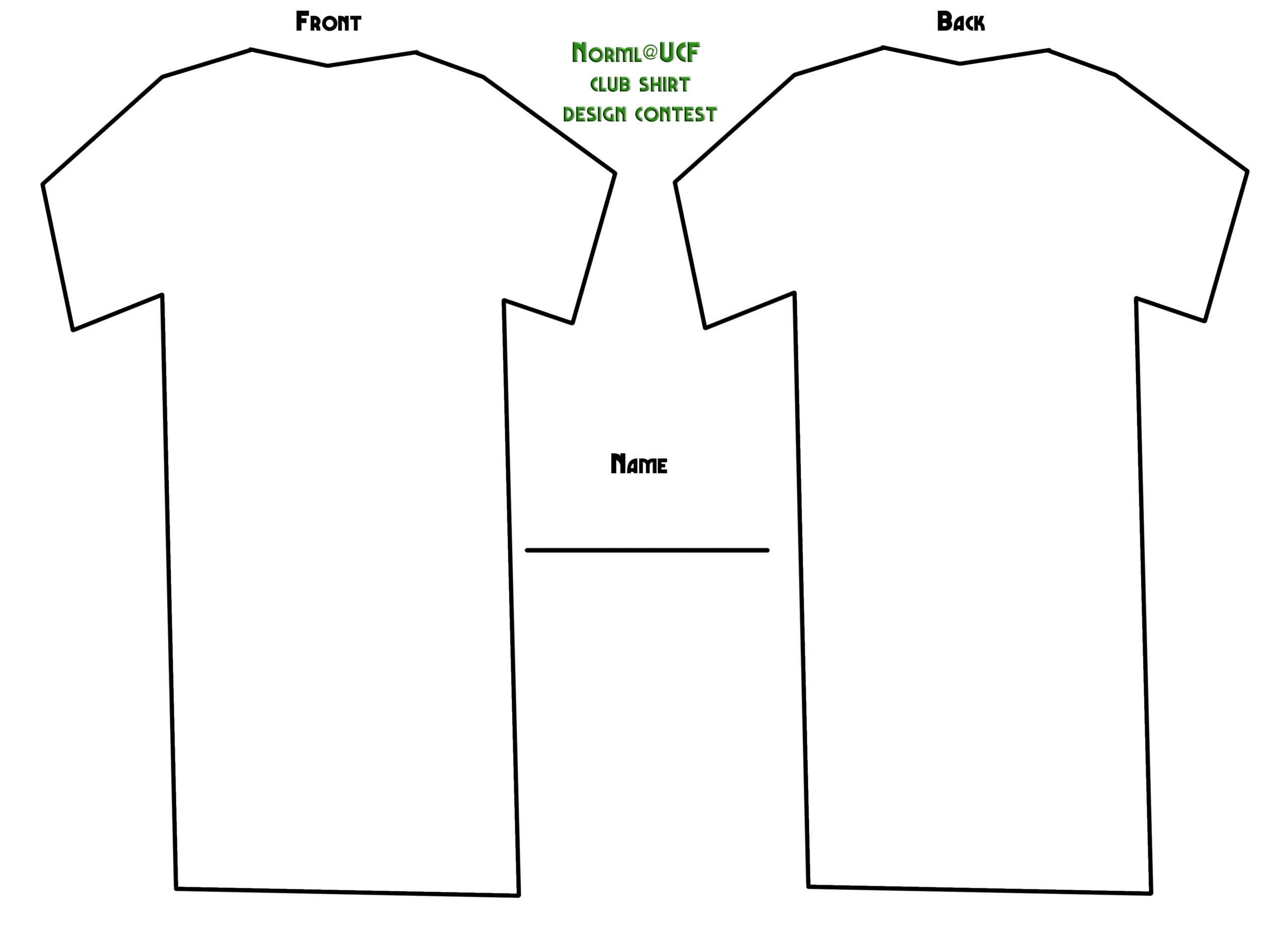 Printable T Shirt Design Template – Veppe Pertaining To Blank Tshirt Template Printable