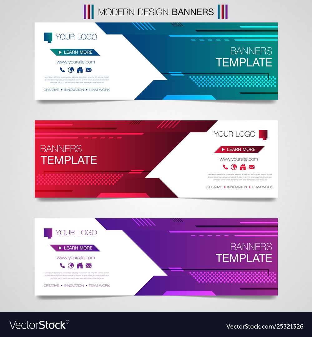 Printabstract Horizontal Business Banner Template Throughout Product Banner Template