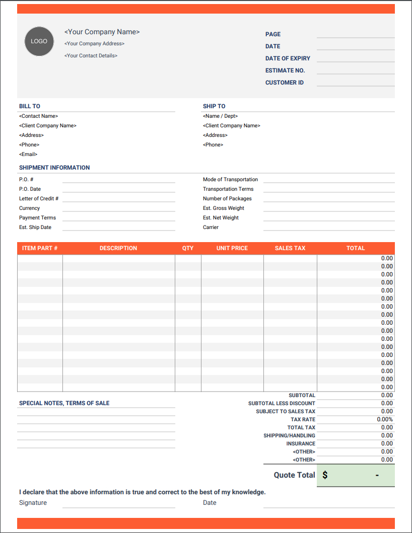 Pro Forma Invoice Templates | Free Download | Invoice Simple Regarding Free Proforma Invoice Template Word