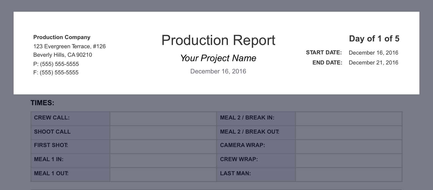 Production Report – Calep.midnightpig.co Pertaining To Production Status Report Template