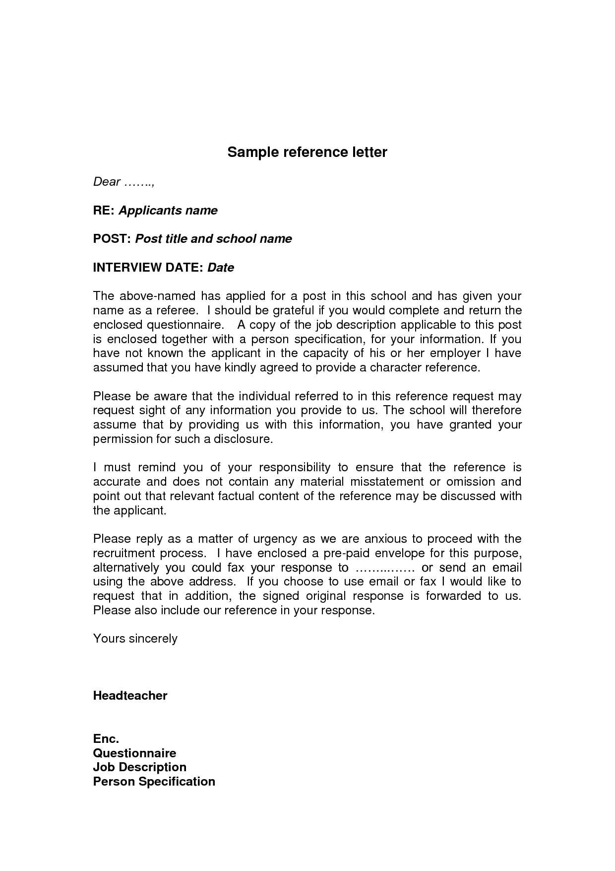 Reference Letter Examples | Templates Free Printable Pertaining To Business Reference Template Word