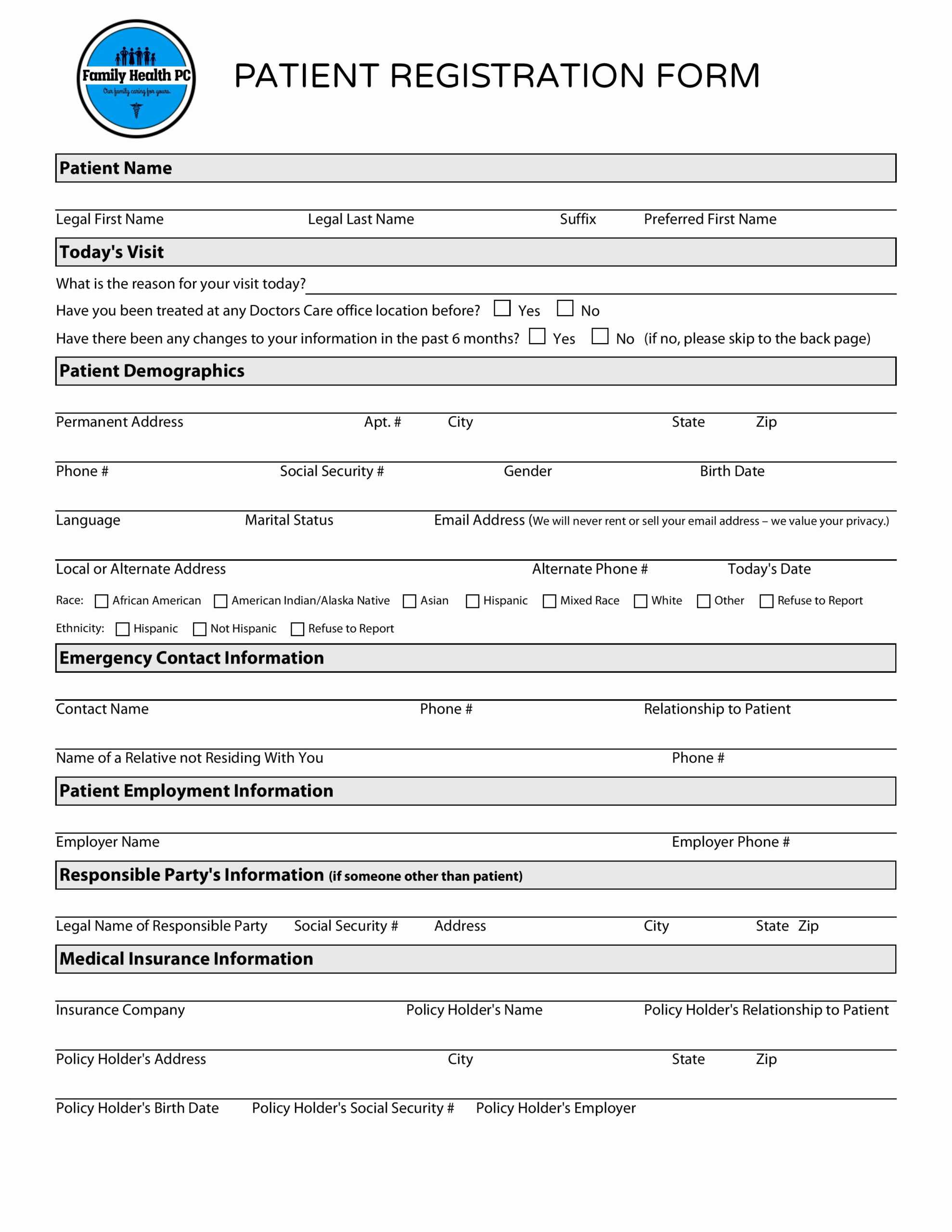 Registration Forms Template Word – Calep.midnightpig.co With Camp Registration Form Template Word