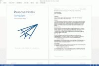 Release Notes Templates throughout Software Release Notes Template Word