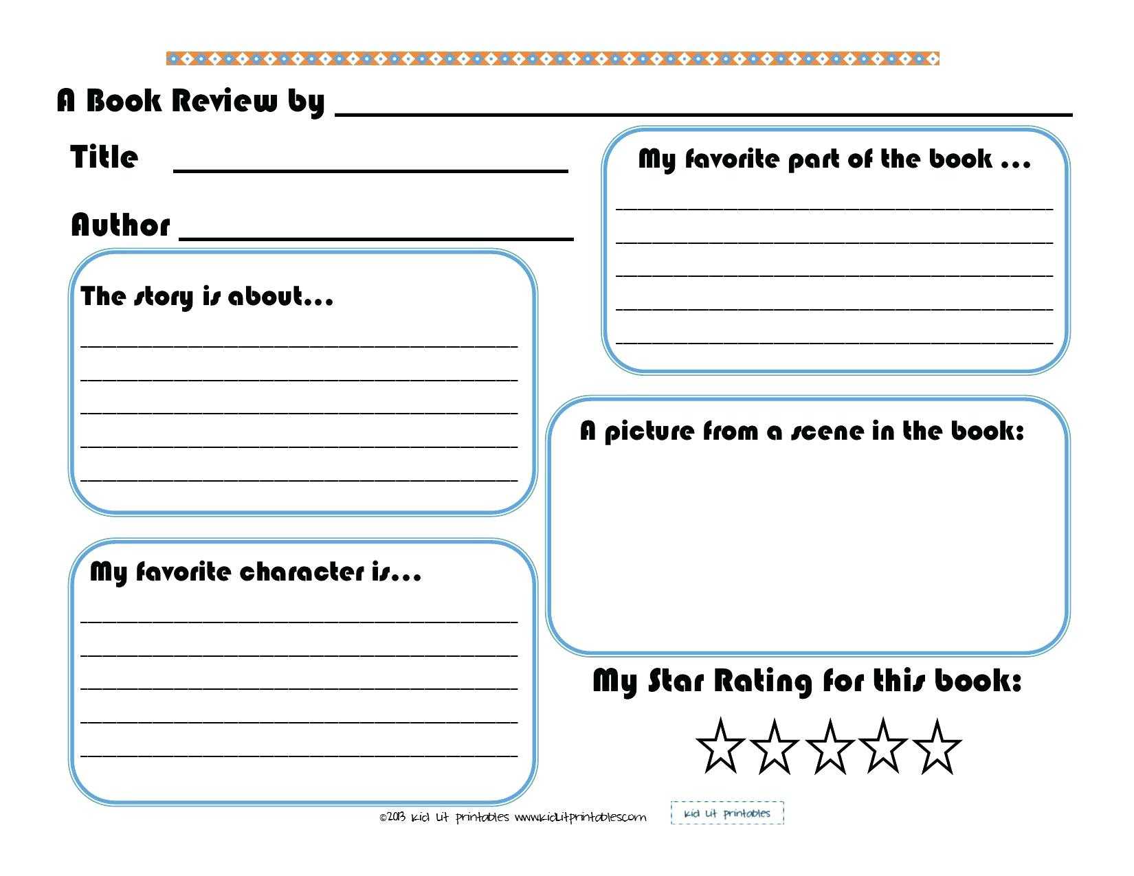Report Writing Template Free – Calep.midnightpig.co For Sandwich Book Report Printable Template