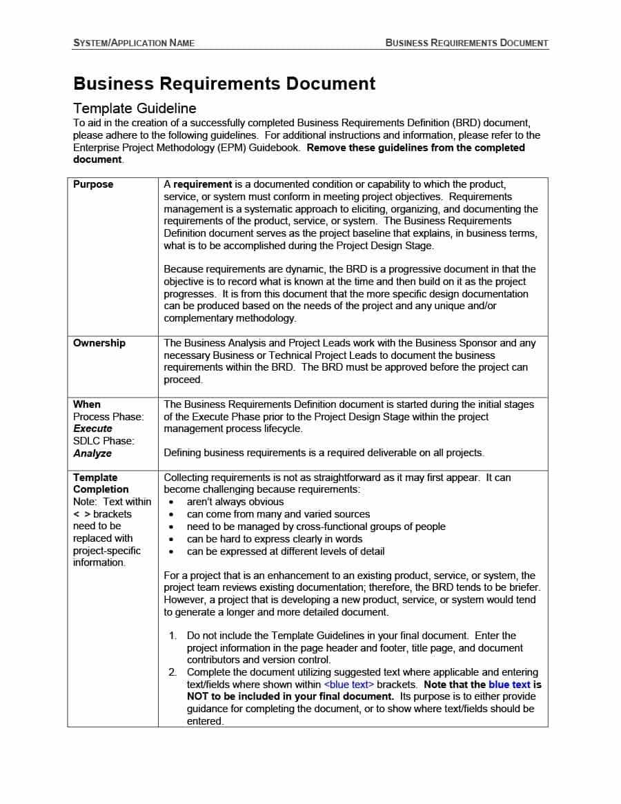 Requirements Document Example – Dalep.midnightpig.co Regarding Product Requirements Document Template Word