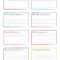 Research Paper Note Cards Template – Calep.midnightpig.co Regarding Index Card Template For Word