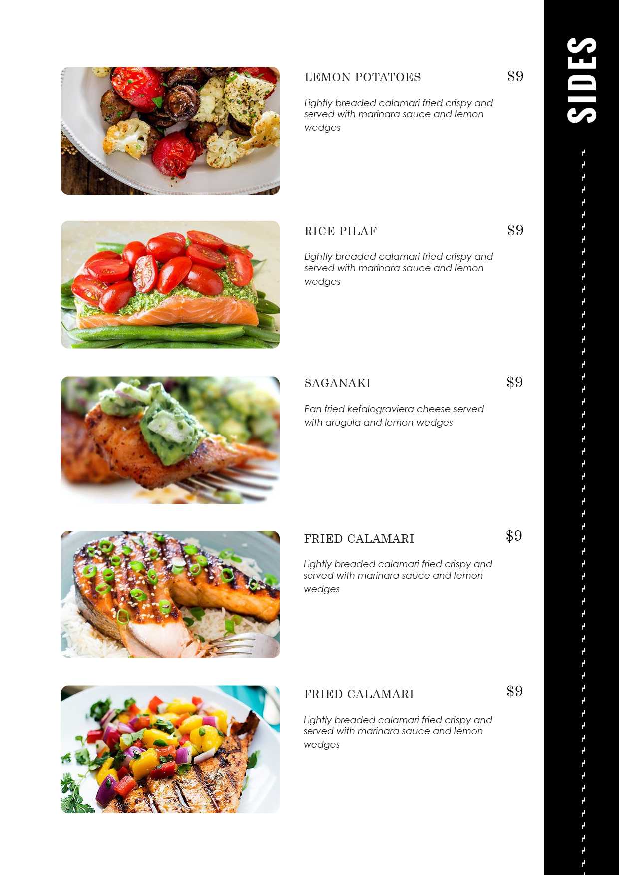 Restaurant Menu – Id11 For Free Cafe Menu Templates For Word