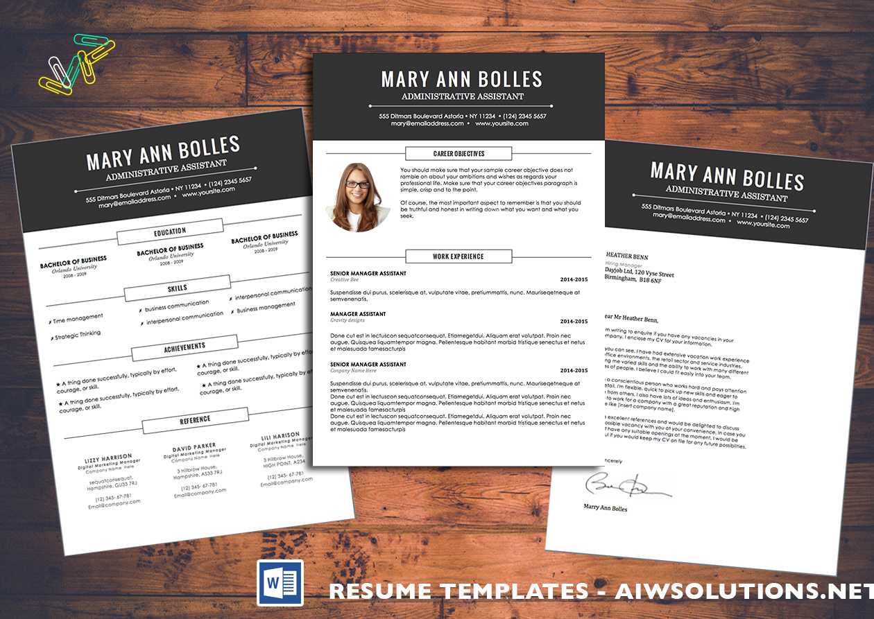 Resume Template Id02 Throughout How To Create A Cv Template In Word