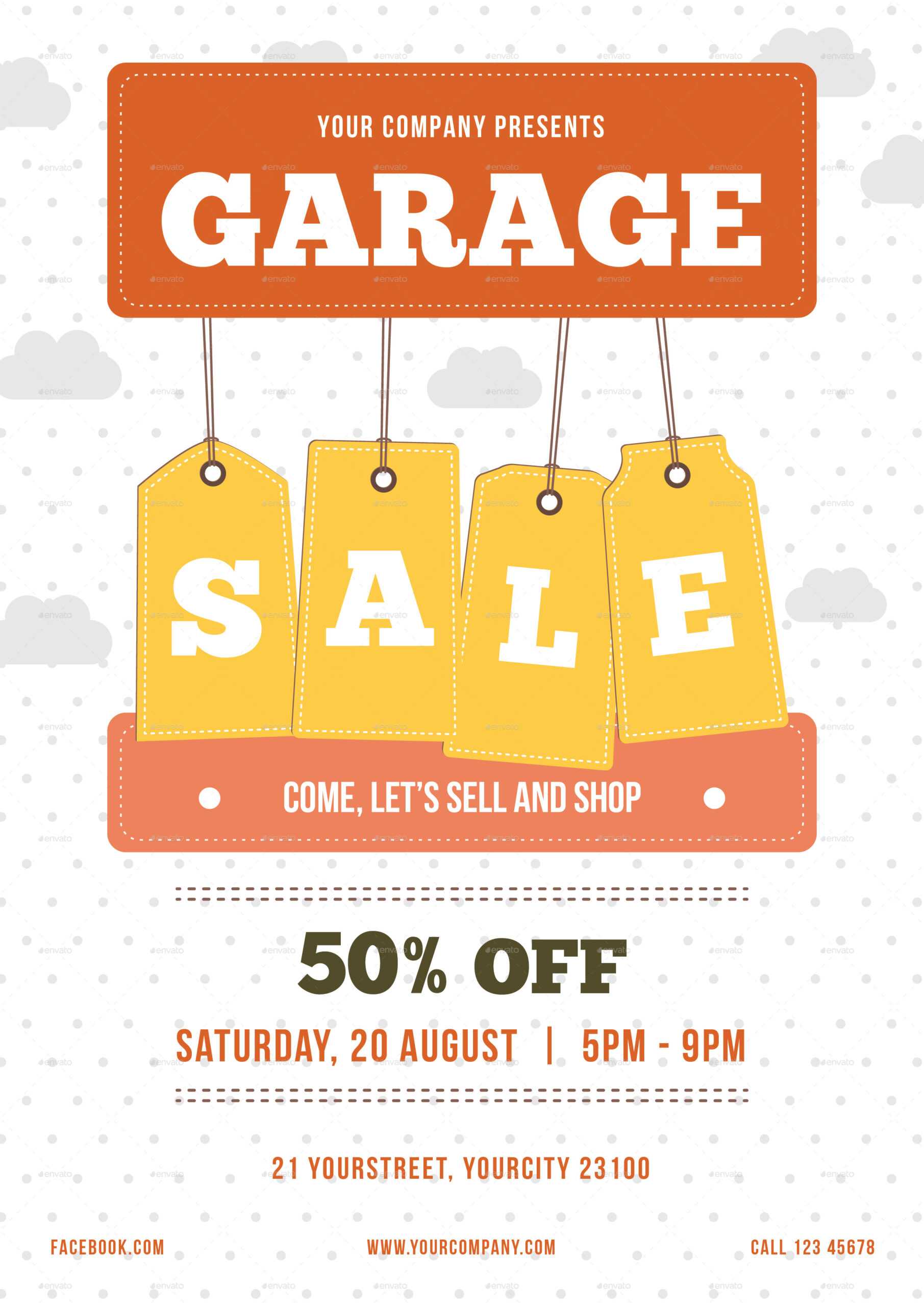 Sale Ad Template – Calep.midnightpig.co For Garage Sale Flyer Template Word