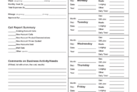 Sales Call Report Template - 3 Free Templates In Pdf, Word pertaining to Sales Call Reports Templates Free