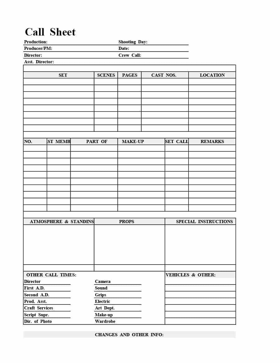Sales Call Sheet Template – Dalep.midnightpig.co With Regard To Sales Call Reports Templates Free