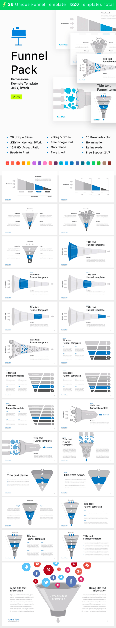 Sales Funnel Report Template For Keynote – Download Now! For Sales Funnel Report Template